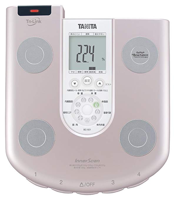 Tanita body composition monitor [Inner Scan BC-501-PS Precious Silver