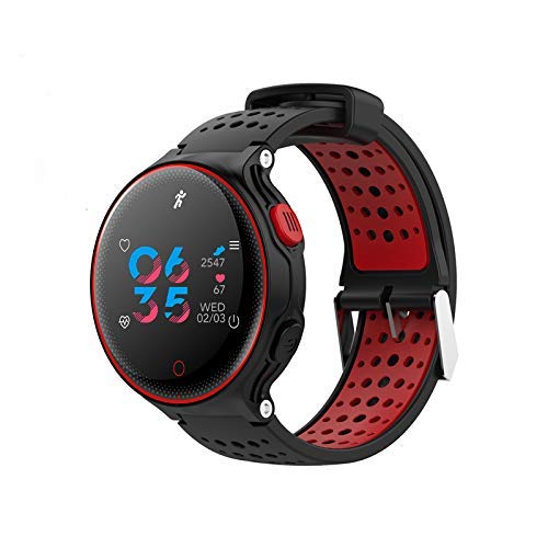 Fitness Activity Tracker Watch IP67 Waterproof Sports Stylish Bracelet Fashion Strap All Day Activity Auto Sleep Tracking Pedometer APP Support iOS/Android (Black-1)