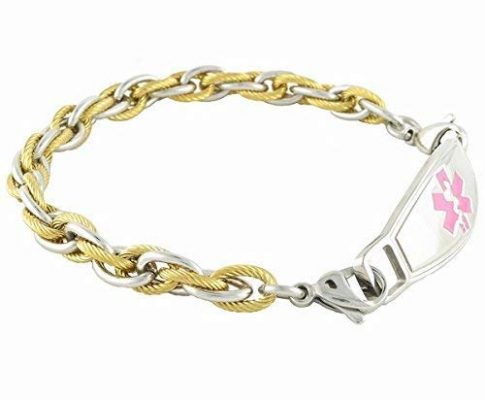 Medical Alert Bracelet for Women | Lymphedema Alert Right Arm | Other Conditions available | Pegasus, Pink – 7.25 Review