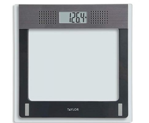 Taylor Electronic Glass Talking Bathroom Scale, 440 Lb. Capacity Review