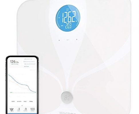 WiFi Smart Body Fat Bathroom Scale by GreaterGoods, Smart and Connected, Backlit LCD, ITO Conductive Surface Technology, Accurate Precision Health Alerts, Measurements, and Monitoring (White) Review