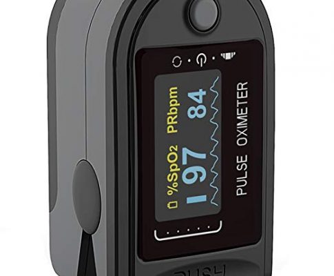Concord Health Supply EAD Elite Fingertip Pulse Oximeter Blood Oxygen Saturation Monitor w/Alarms, 6-Position Display of Pulse and SpO2, Includes Silicon Cover, Carrying case, Batteries & Lanyard Review