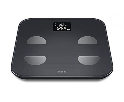 kisslink Smart Body Scale, Body Composition Monitor with High Precision Sensors, 10 Body Statics Body with Kissfit App Review