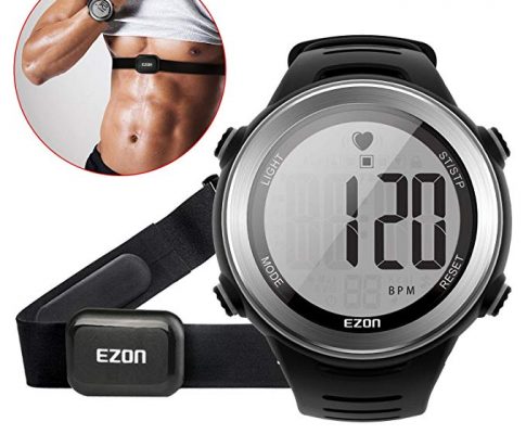 EZON Outdoor Sports Smart Watch with Heart Rate Monitor Waterproof HRM Tech Chest Strap Watch with Alarm Hourly Chime Stopwatch T007 Review